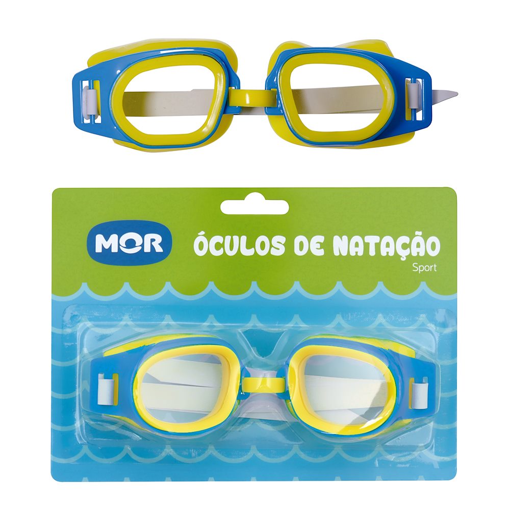 Óculos de natação infantil Sport Azul MOR - Comercial Radar
