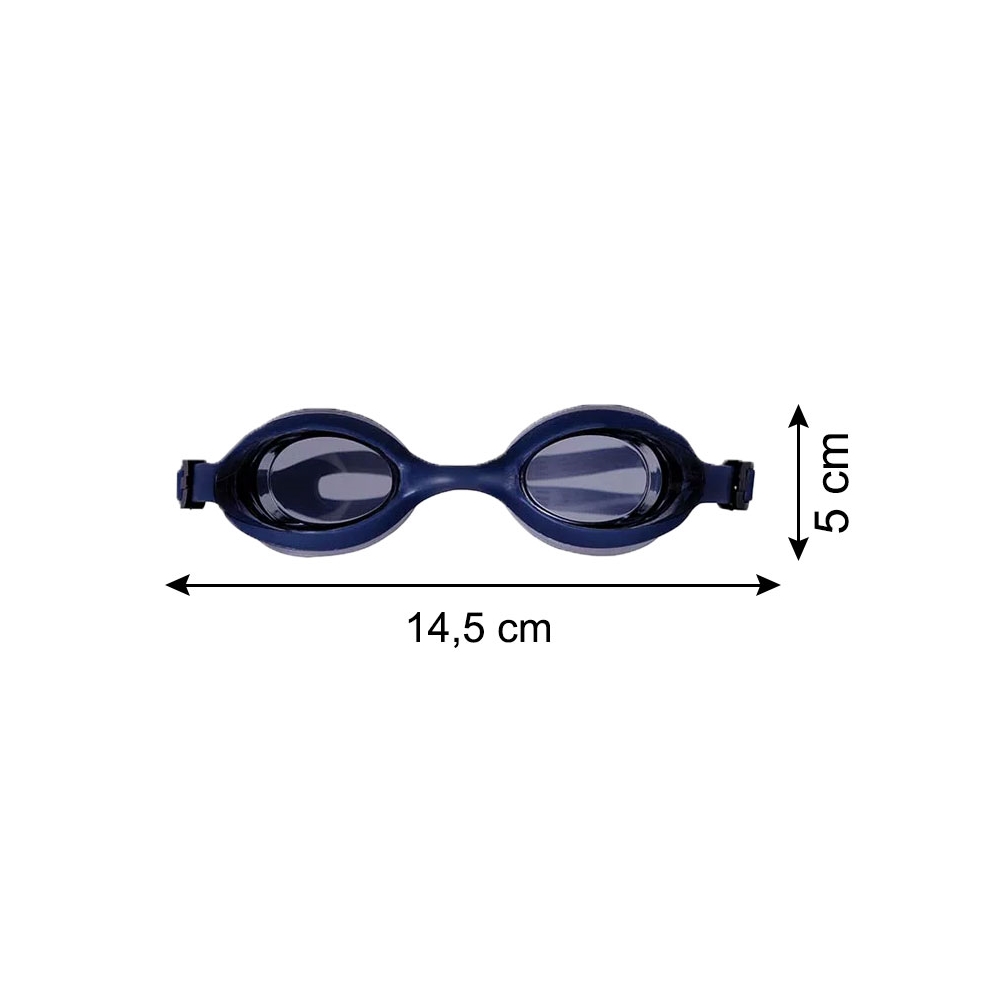 Óculos de natação profissional antiembaçante Cinza MOR  - Comercial Radar