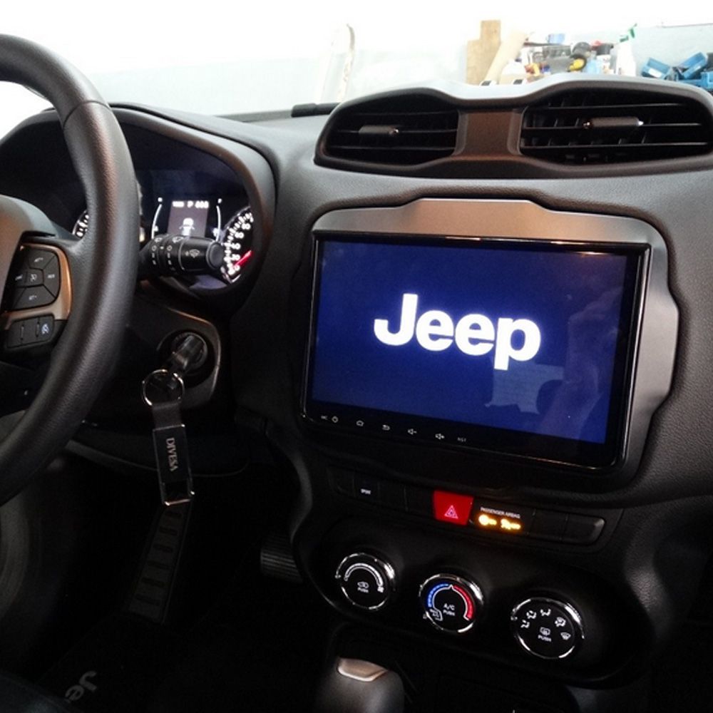 Multimídia Caska Navpro Android Jeep Renegade (PCD) 9´´touch