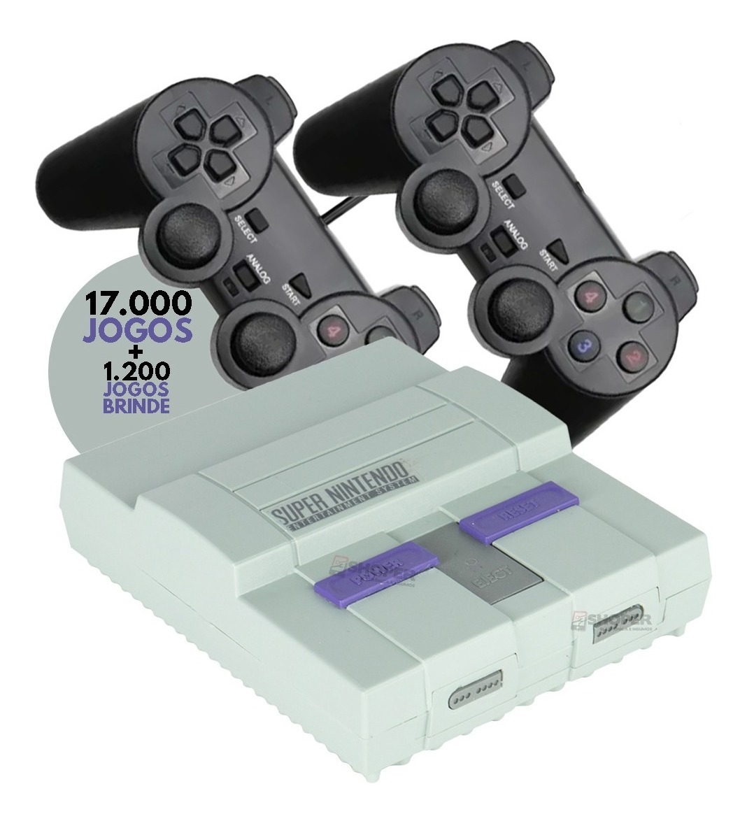 Super Game Box Retro 18.200 Jogos 2 Controles (ps1 + Ps1)
