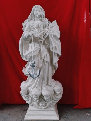Nossa Senhora dos Navegantes (Pó de Mármore) - 140 cm