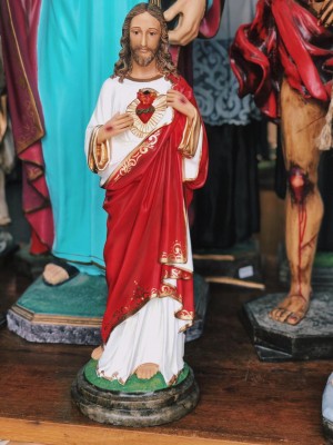 Sagrado Coração de Jesus, Resina, 64cm