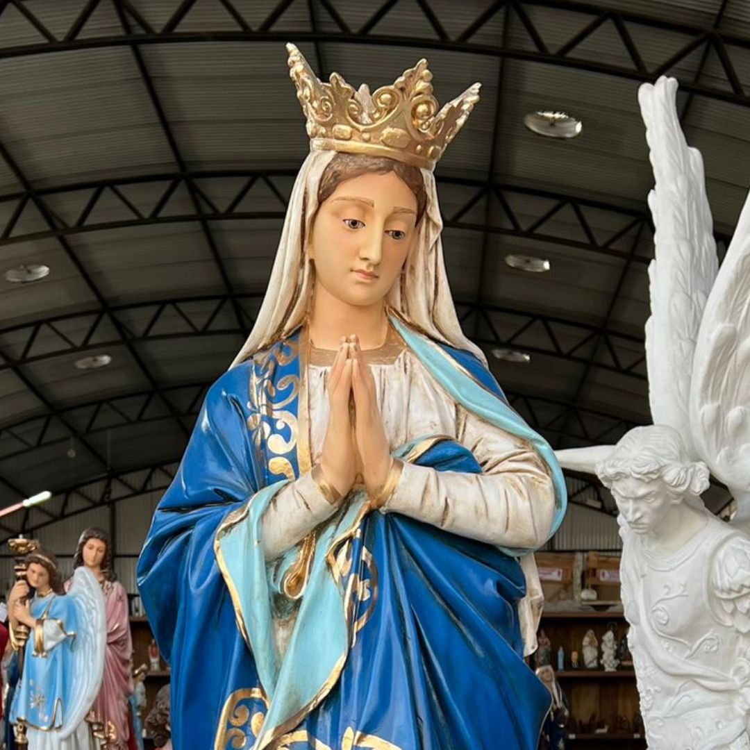 Nossa Senhora da Conceição Francesa Envelhecida, Resina, 106cm
