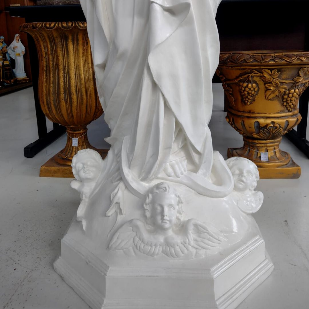 Nossa Senhora da Conceição, Pó de Mármore, 160cm