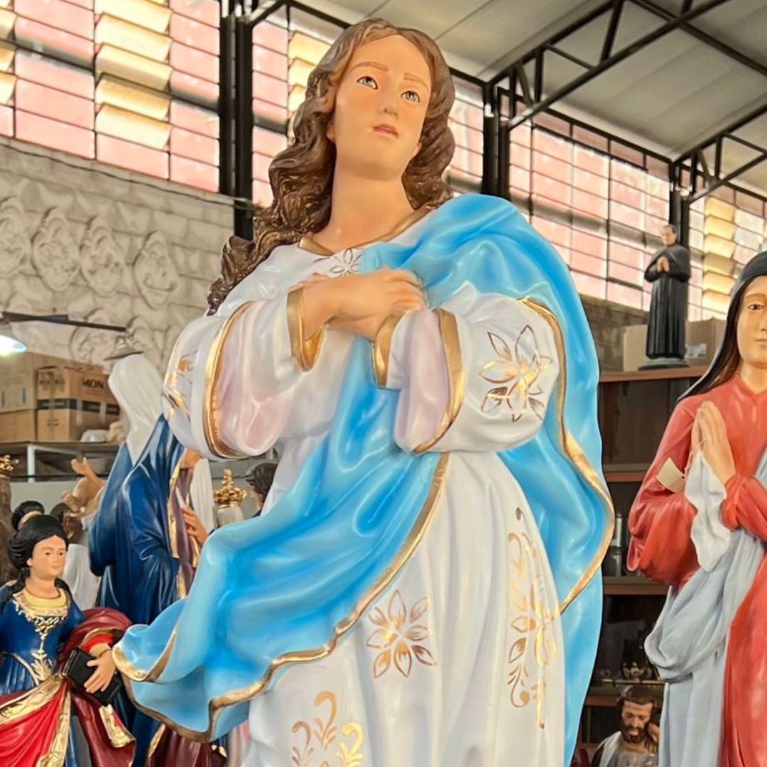 Nossa Senhora da Conceição, Resina, 100cm