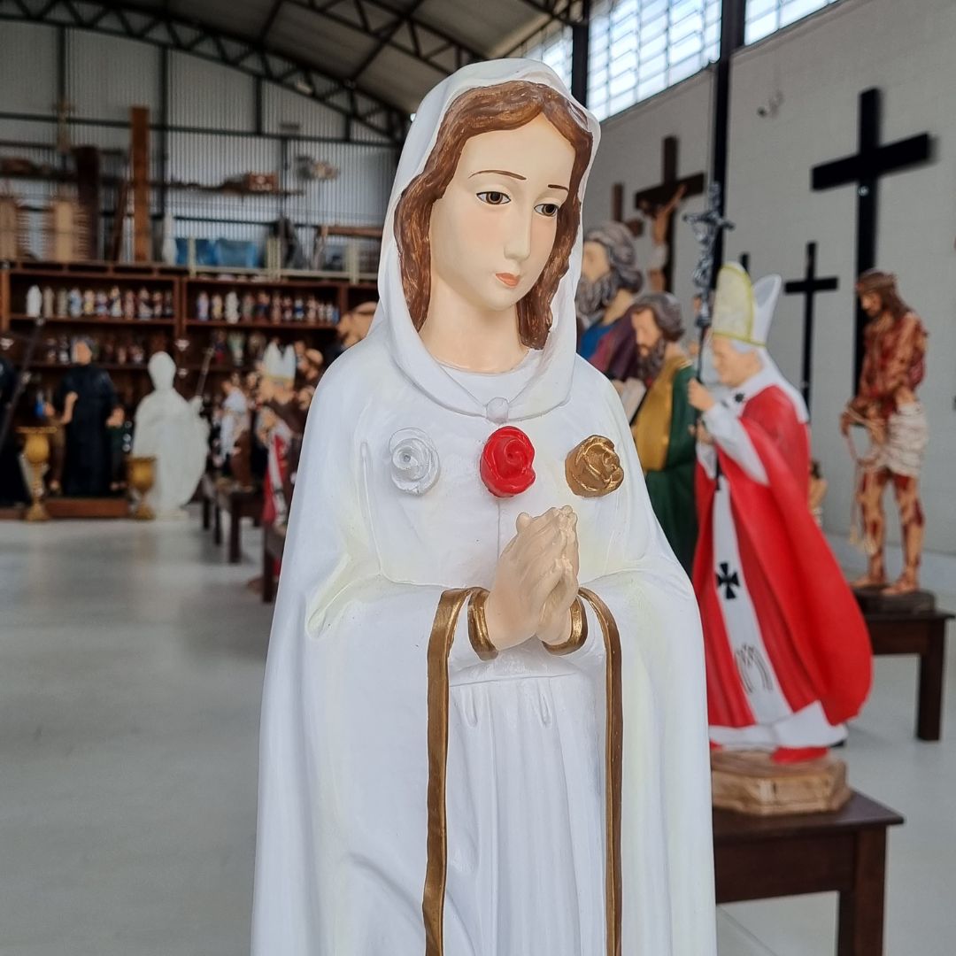 Nossa Senhora da Rosa Mística, Resina, 67cm