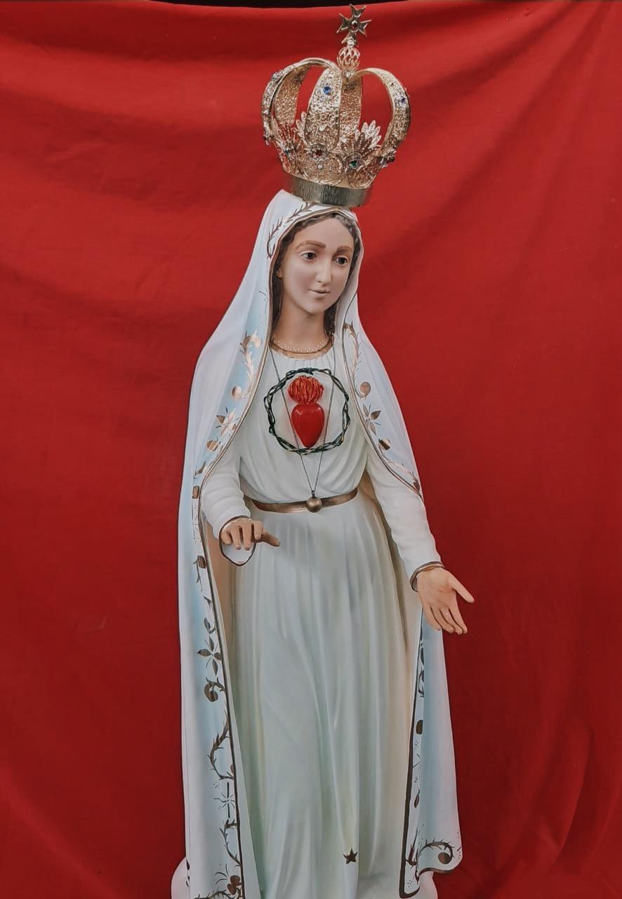 Nossa Senhora de Fátima - 110 cm - Imaculado Coração