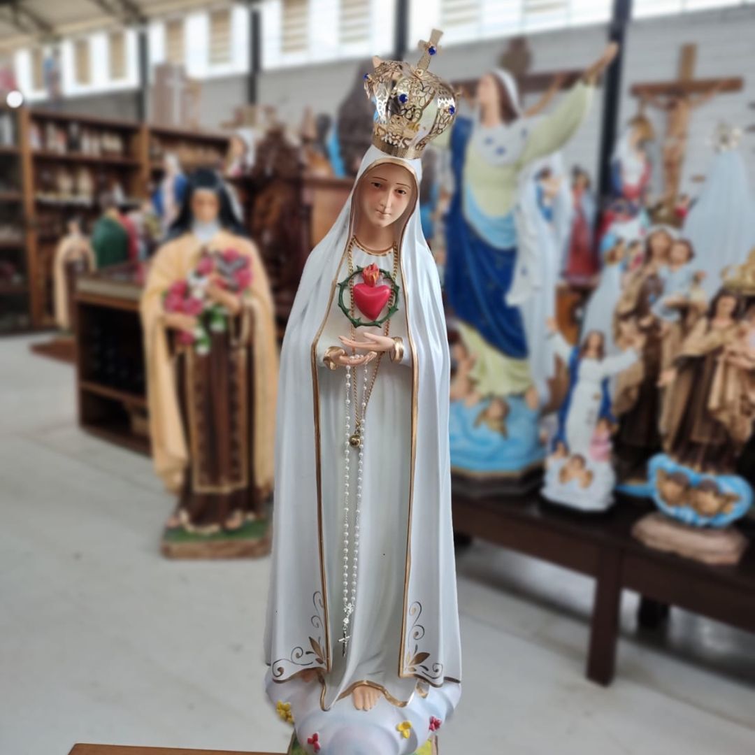 Nossa Senhora de Fátima - Imaculado Coração - 70cm