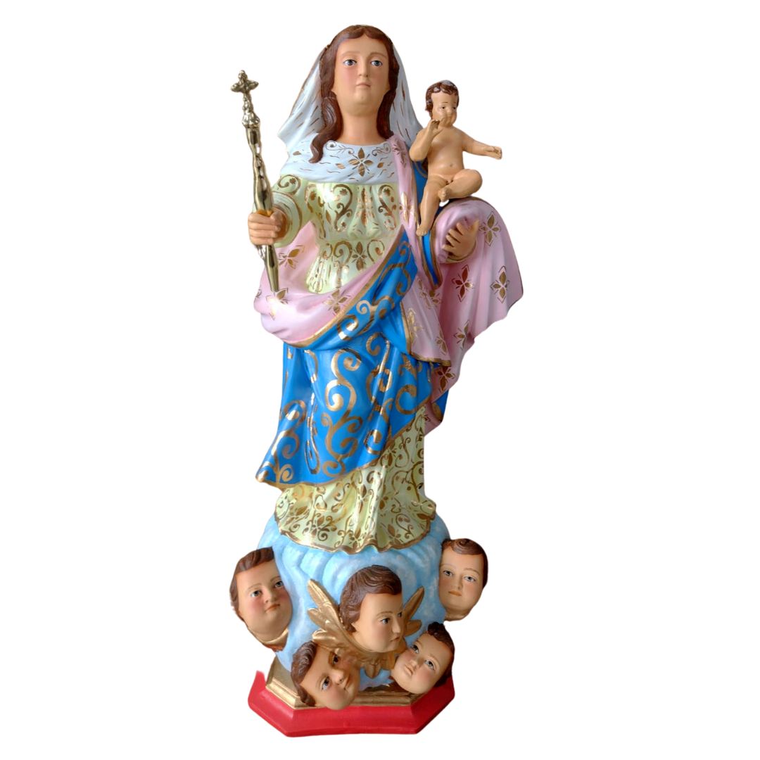 Nossa Senhora do Livramento (bordada) Resina 80cm