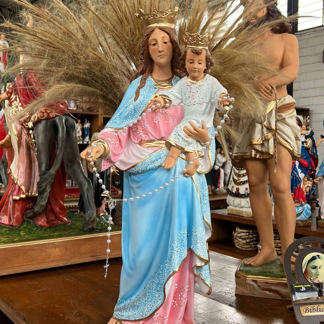 Nossa Senhora do Rosário, Resina, 80cm