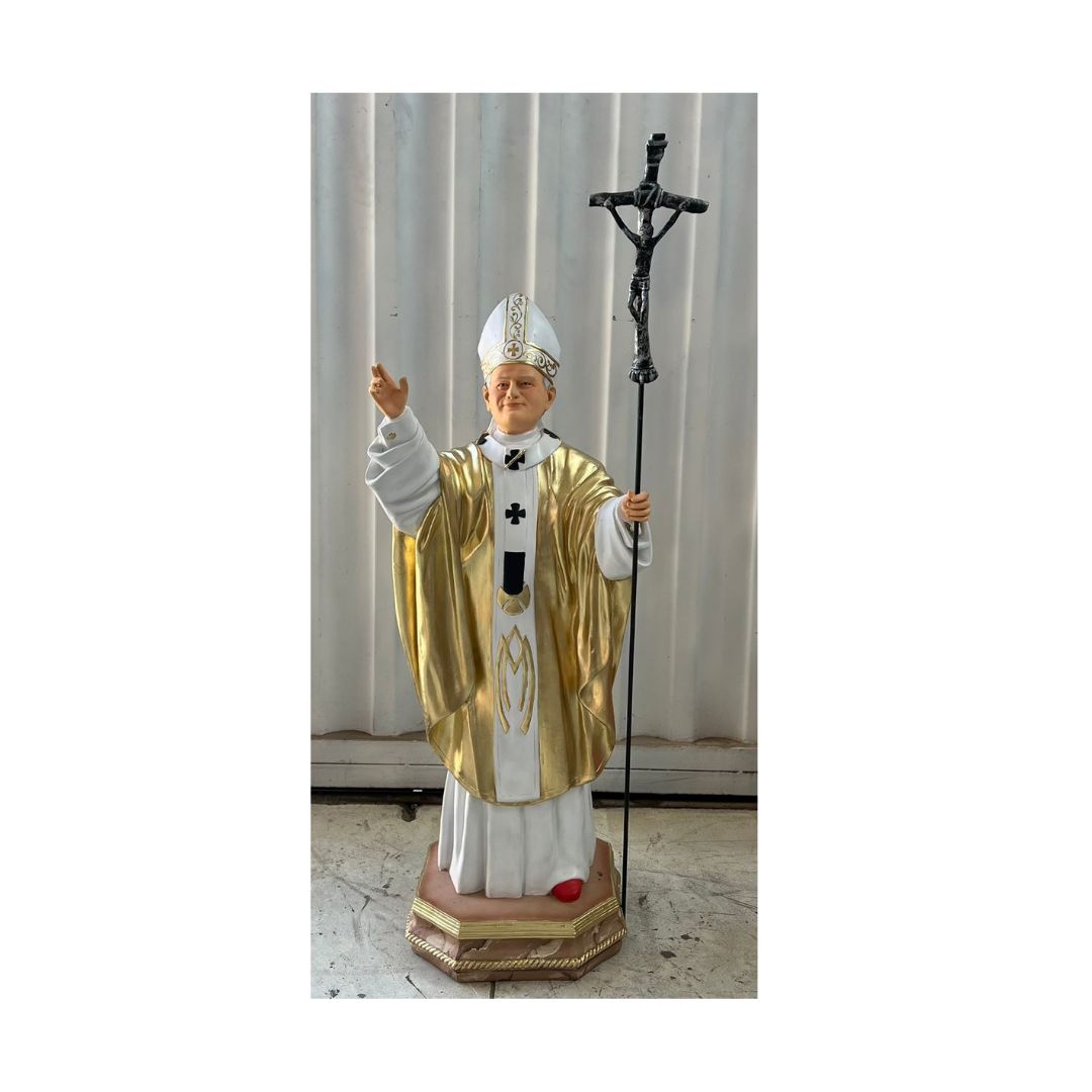 Papa João Paulo II, Resina, 100cm / mod02