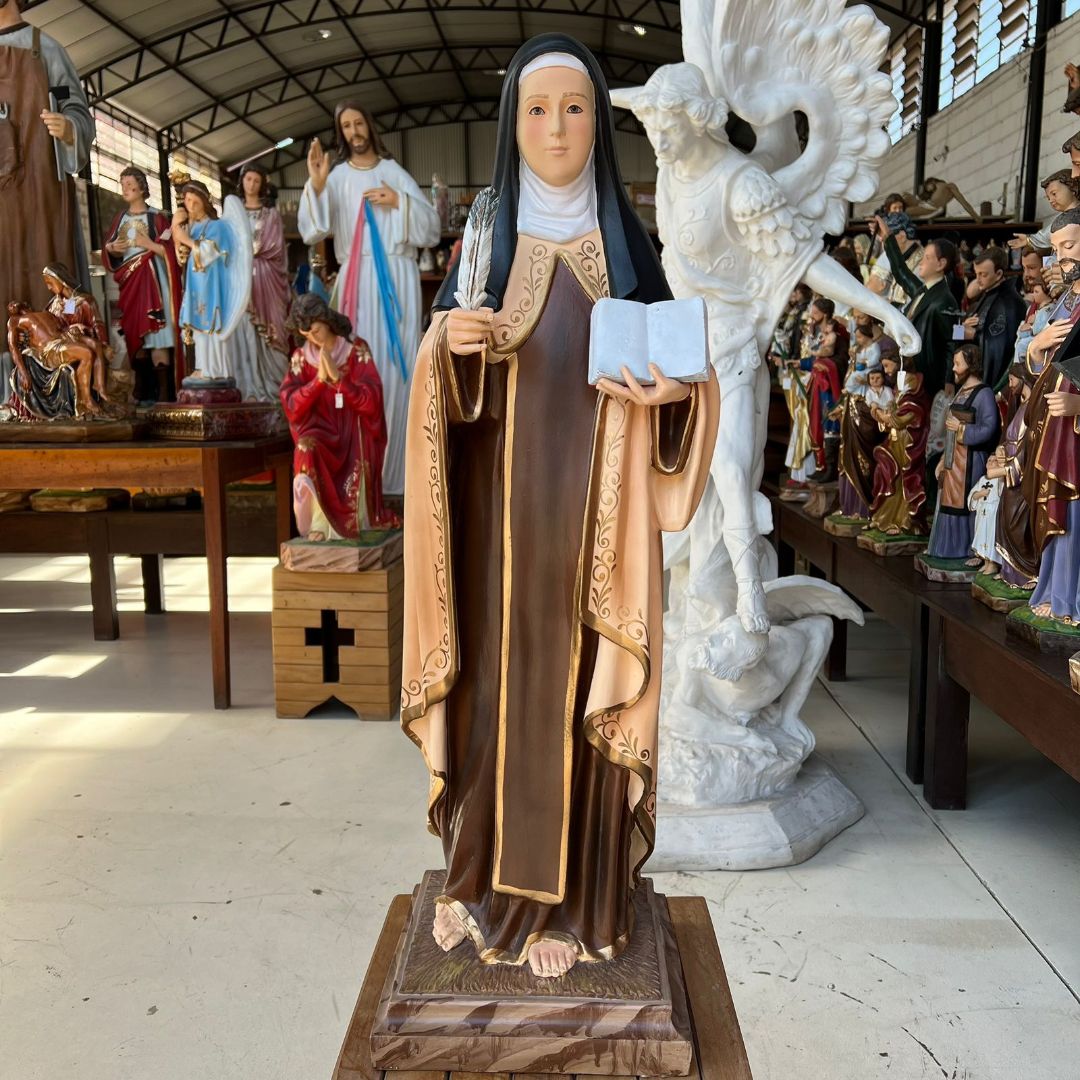 Santa Teresa de Ávila, Resina, 84cm