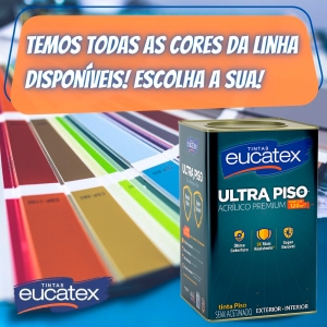 Tinta Acrílica Ultra Piso Premium Semiacetinado 18L Eucatex Diversas Cores - Ótima Cobertura, 3x Mais Resistente, Super Durável - Foto 3