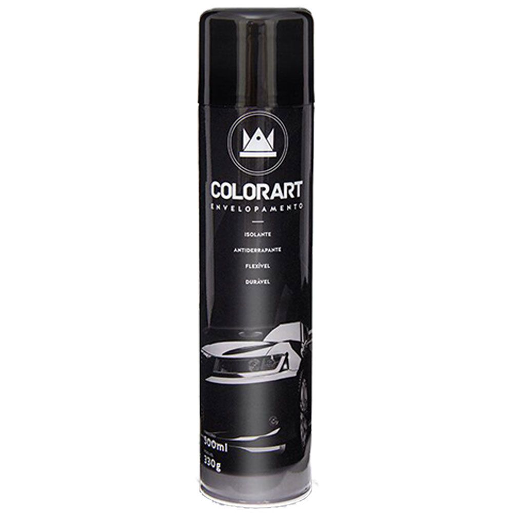 Tinta Spray para Envelopamento Preto Fosco 500ml - Colorart