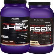 Prostar 100% Whey Protein 2lbs + 100% Casein 2lbs