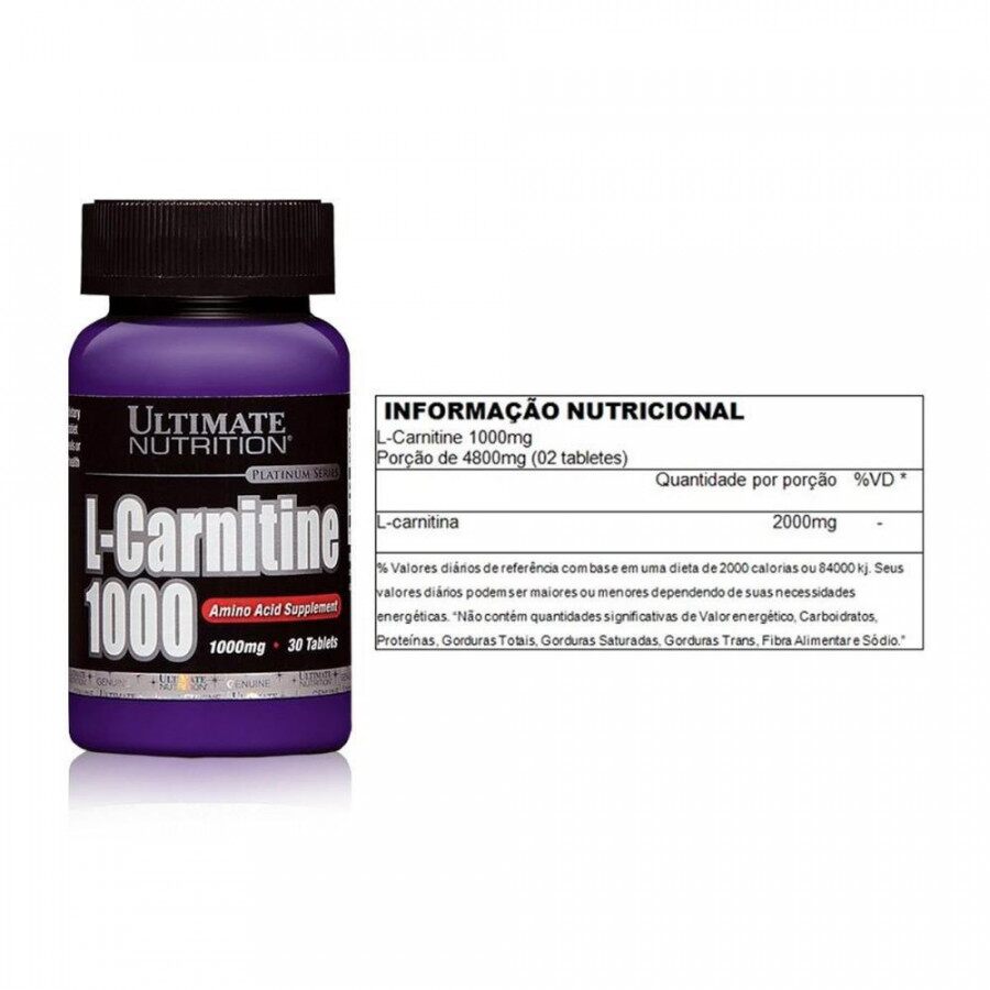 L-carnitine 1.000 mg importada -Ultimate Nutrition