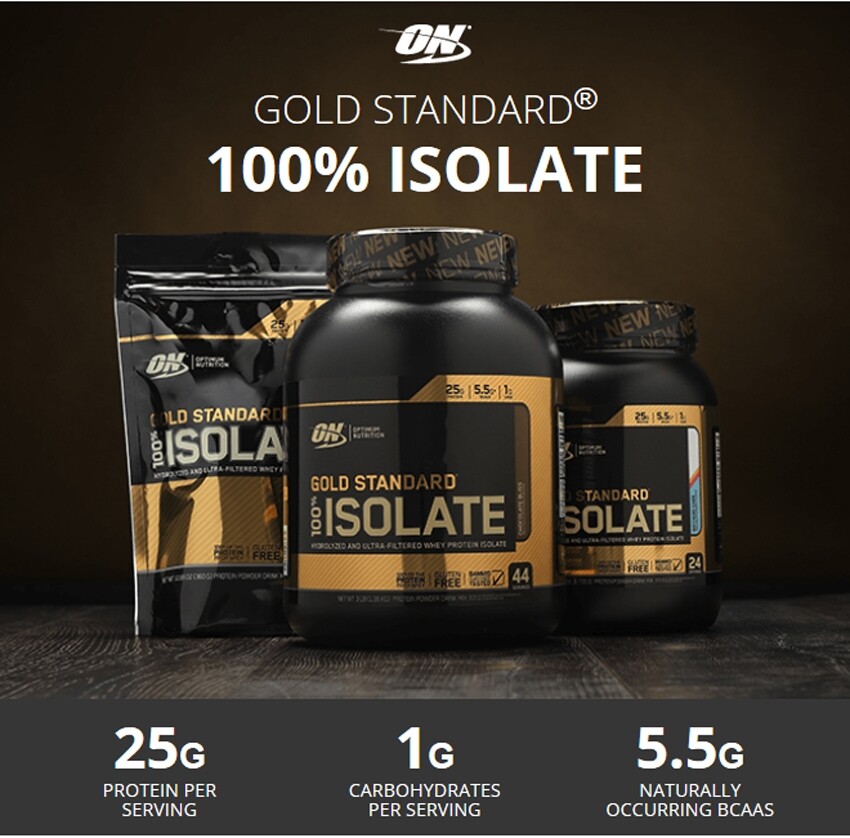 Gold Standard 100% Isolate 2,36g Optimum nutrition