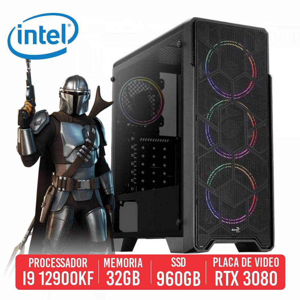 PC Gamer Intel I9 12900KF 32GB SSD 960GB RTX 3080 10GB 850W