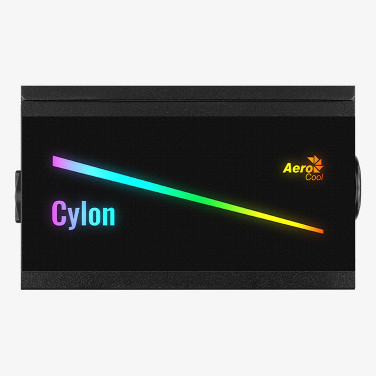 Fonte Gamer Aerocool Cylon 500W, RGB, 80 Plus Bronze, PFC Ativo