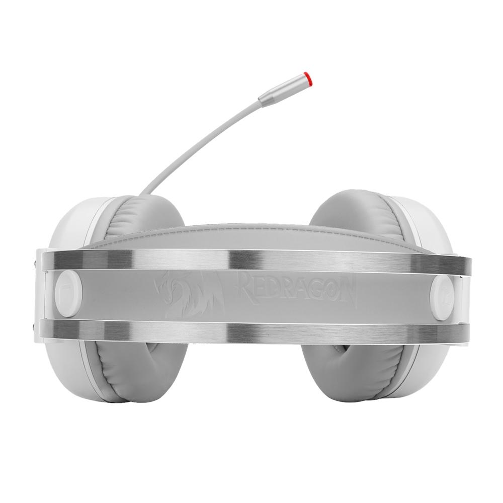 Headset Gamer Redragon Minos Lunar White, USB, Driver 50mm, Plug And Play, Branco - H210W