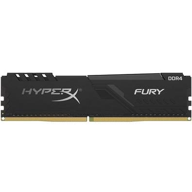 Memória HyperX Fury, 8GB, 2400MHz, DDR4, CL15, Preto - HX42AC15FB3/8