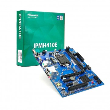 Placa Mãe PcWare IPMH410E mATX LGA 1200 DDR4 HDMI DVI-D VGA USB3.2 M.2 SATA PCIe