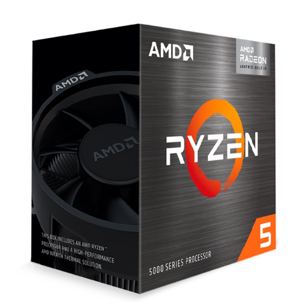 Processador AMD Ryzen 5 5600G, 3.9GHz (4.4GHz Max Turbo), AM4, Vídeo Integrado, 6 Núcleos - 100-100000252BOX