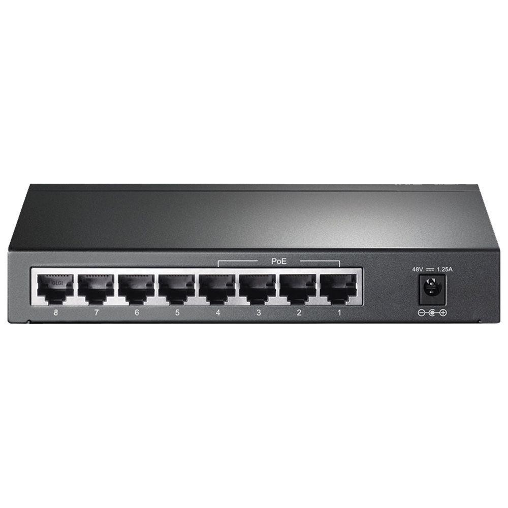 Switch TP-Link  Gigabit 8 Portas (4 Portas Poe) Tl-Sg1008p