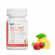 Belt Hair Nail and Skin Limonada com Morango - 30 pastilhas mastigáveis