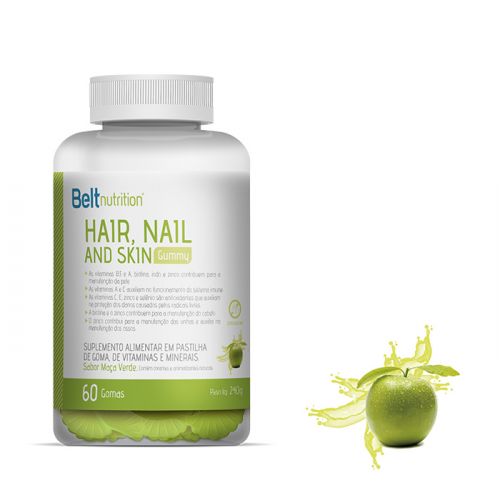 Belt Hair, Nail and Skin Gummy  - Sabor Maçã Verde