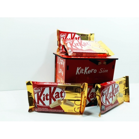 Caixa Explosão de Chocolates Kit Kat com 10 unidades
