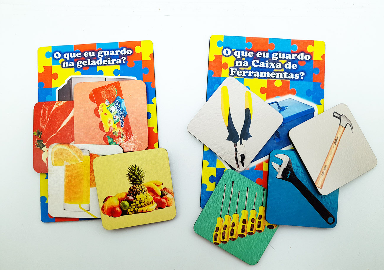 Kit Especial Jogos Educativos Cogntivos para Autistas - Combo 3- Coleção TEA &amp; AMOR