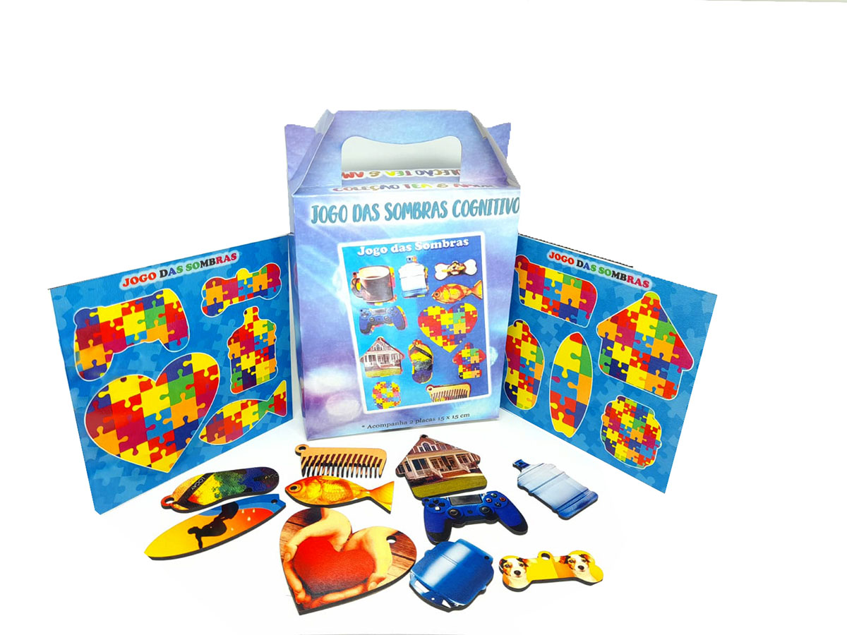 Kit Especial Jogos Educativos Cogntivos para Autistas - Combo 4 - Coleção TEA &amp; AMOR