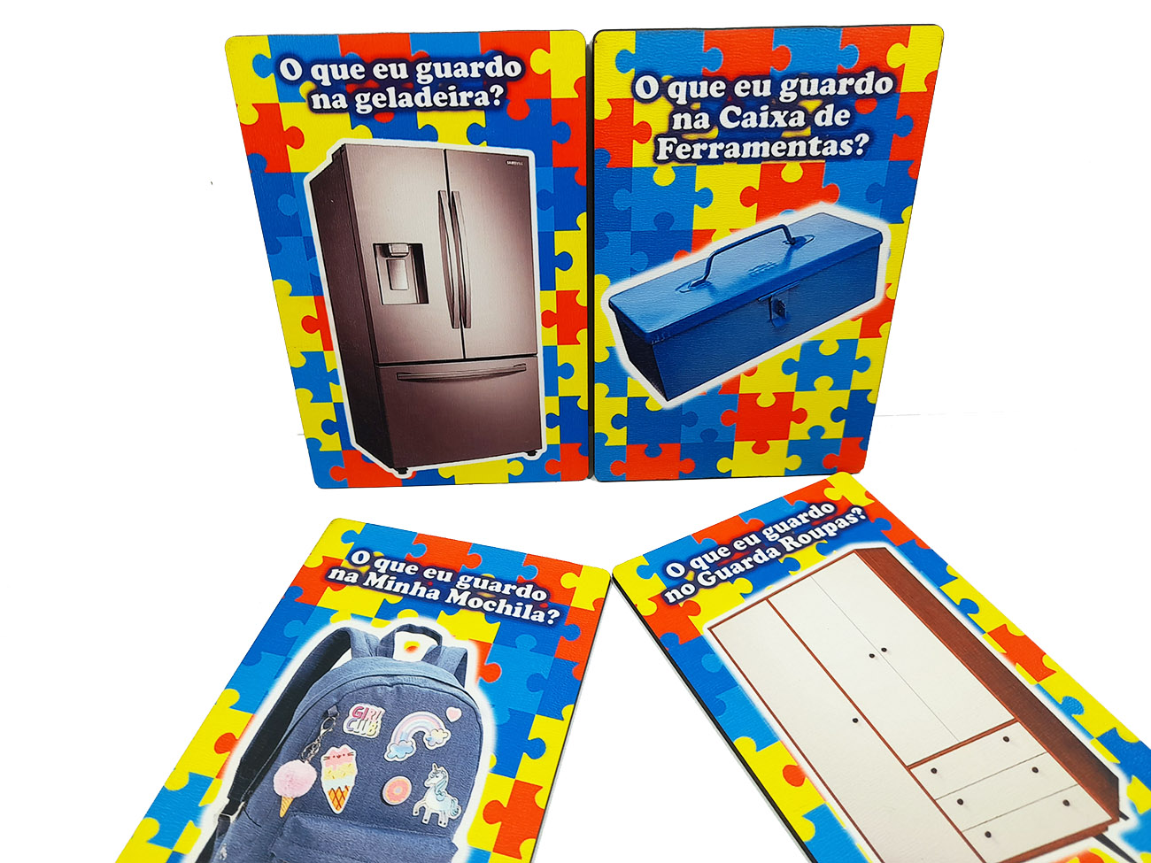 Kit Especial Jogos Educativos Cogntivos para Autistas - Combo 7 - Coleção TEA & AMOR