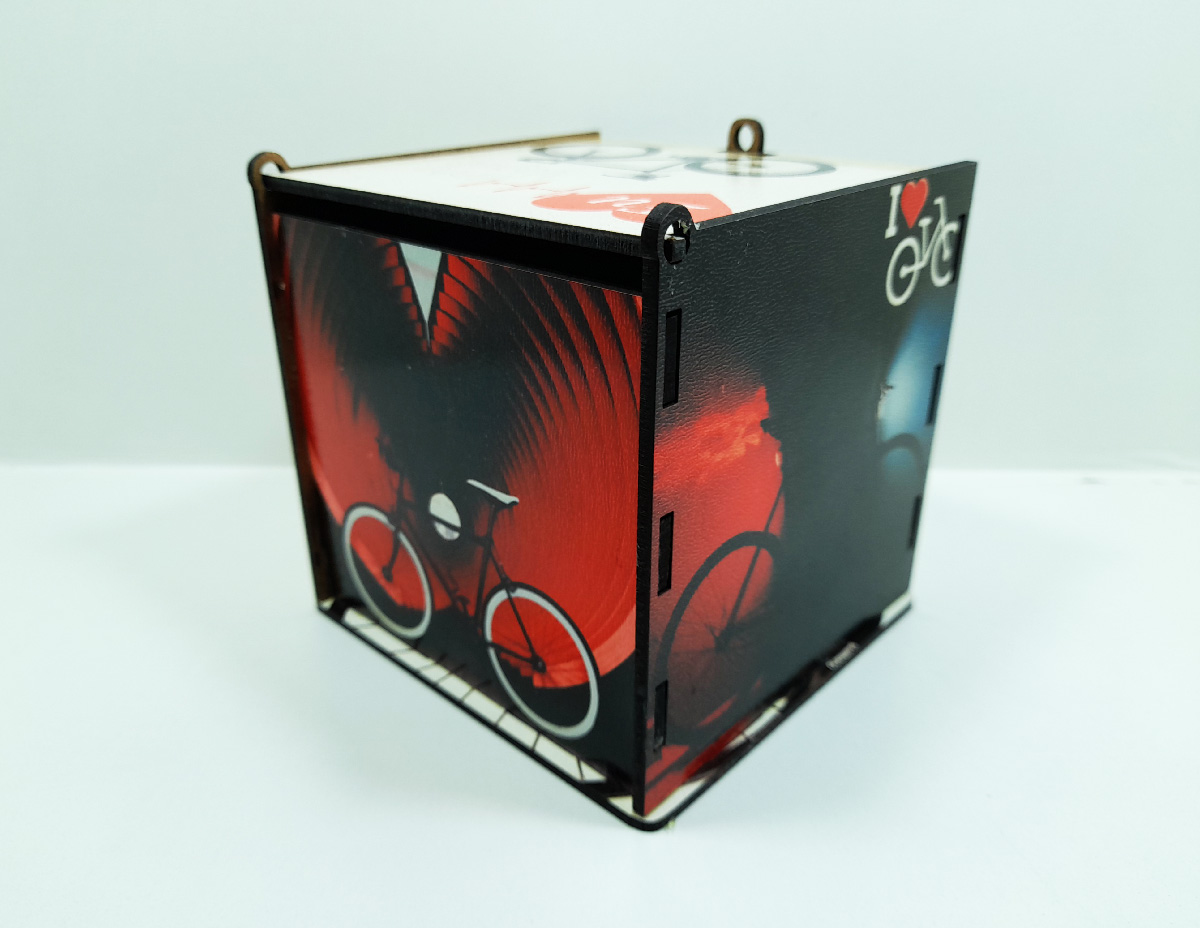 Kit Presente para Ciclistas caixa Art Bike personalizada + Chaveiro