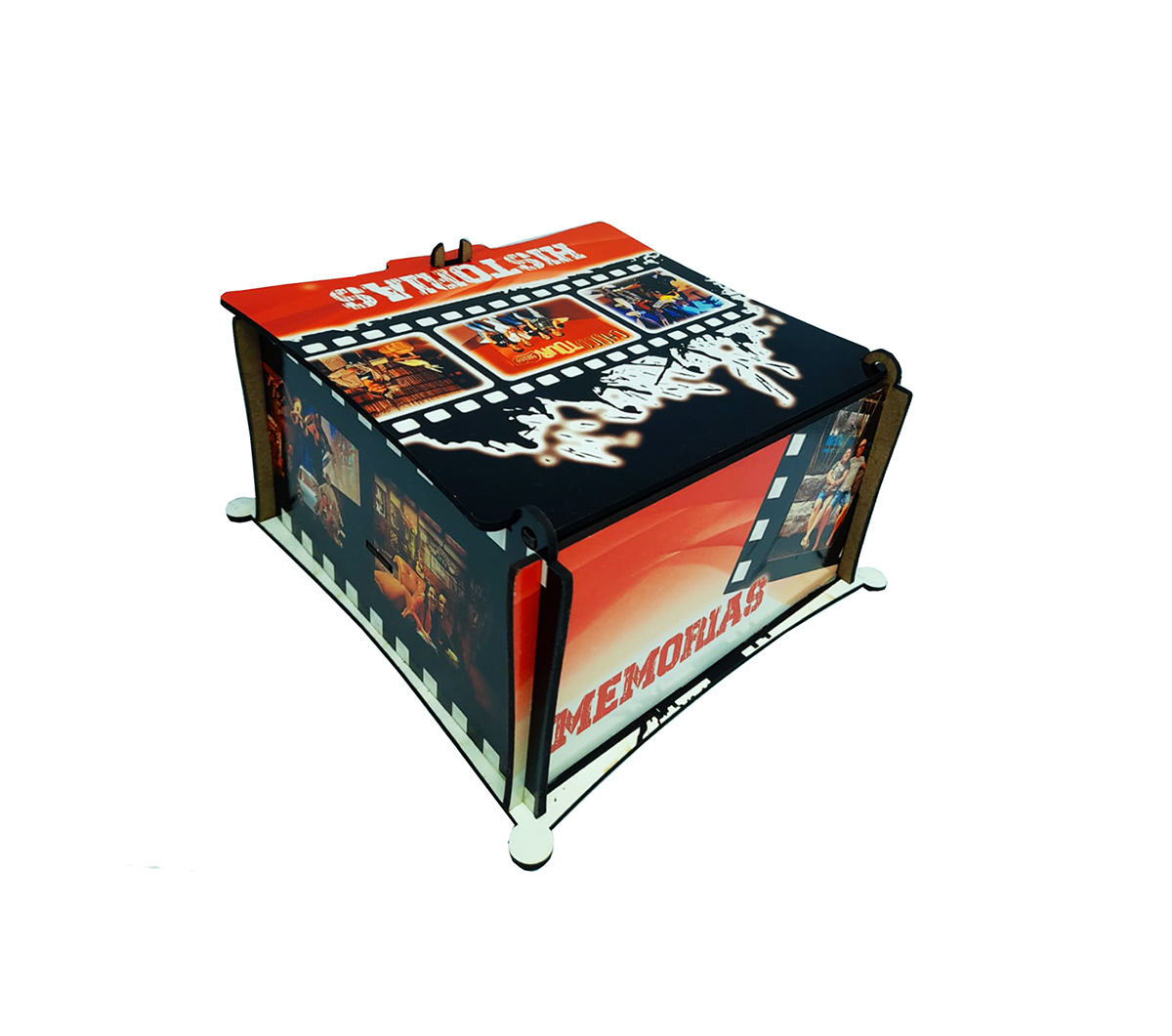 Kit Quebra-cabeça presente de 300 peças em mdf Momentos com caixa especial personalizada