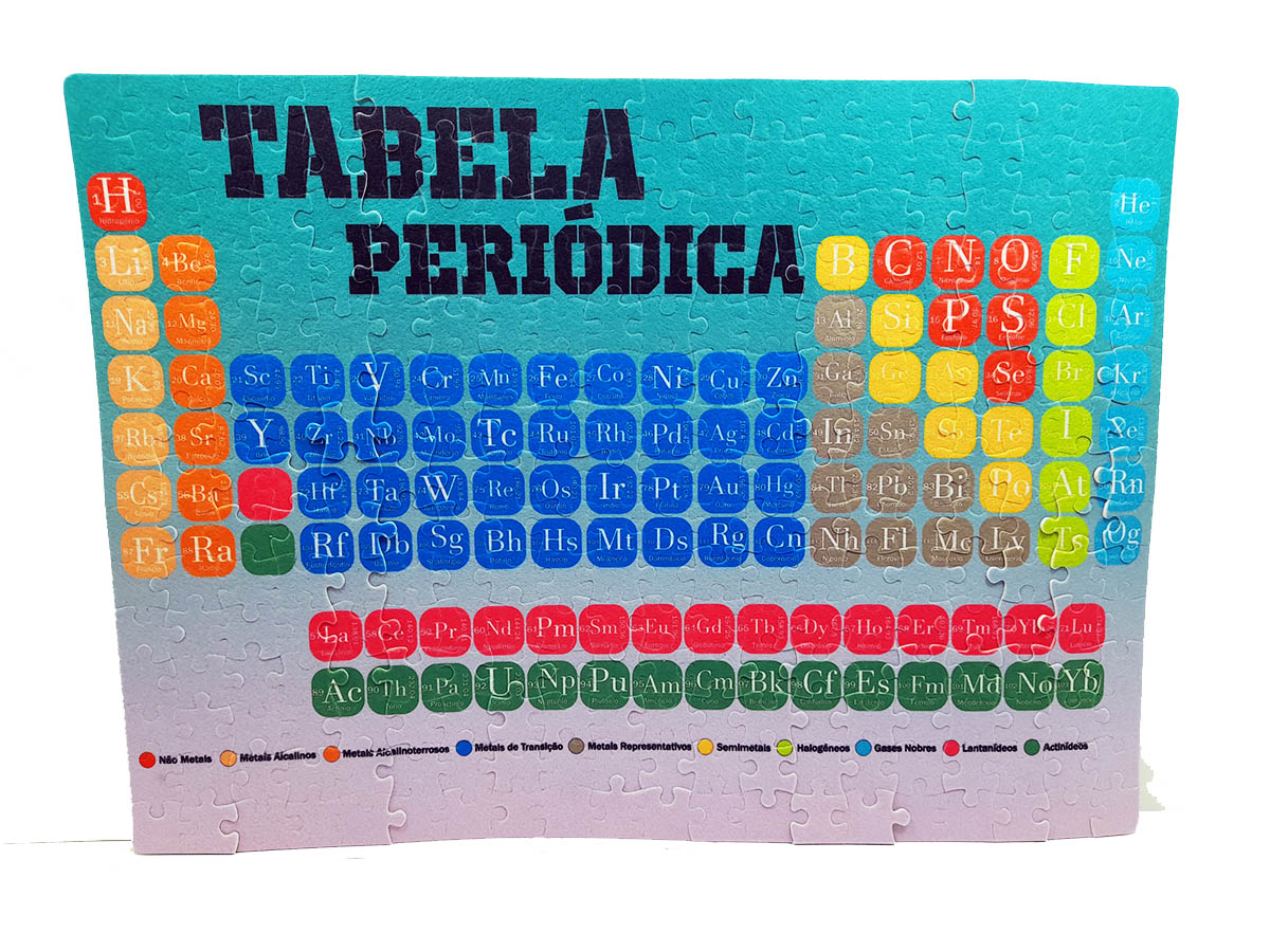 Kit Tabela Periódica jogo da memória 20 pares + quebra-cabeça 300  peças