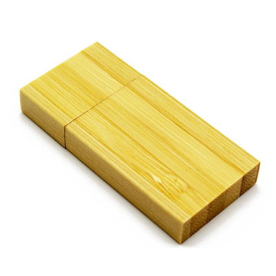 Pendrive Personalizado de madeira Classic Wood  Bambu 4, 8,16 e 32GB