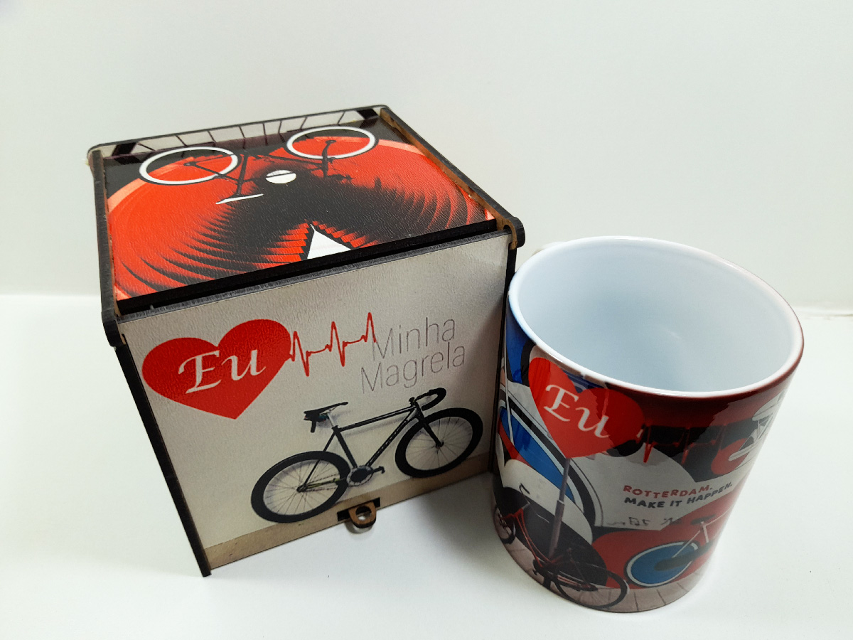 Presente para Pai Ciclista Kit Art Bike Exclusivo 
