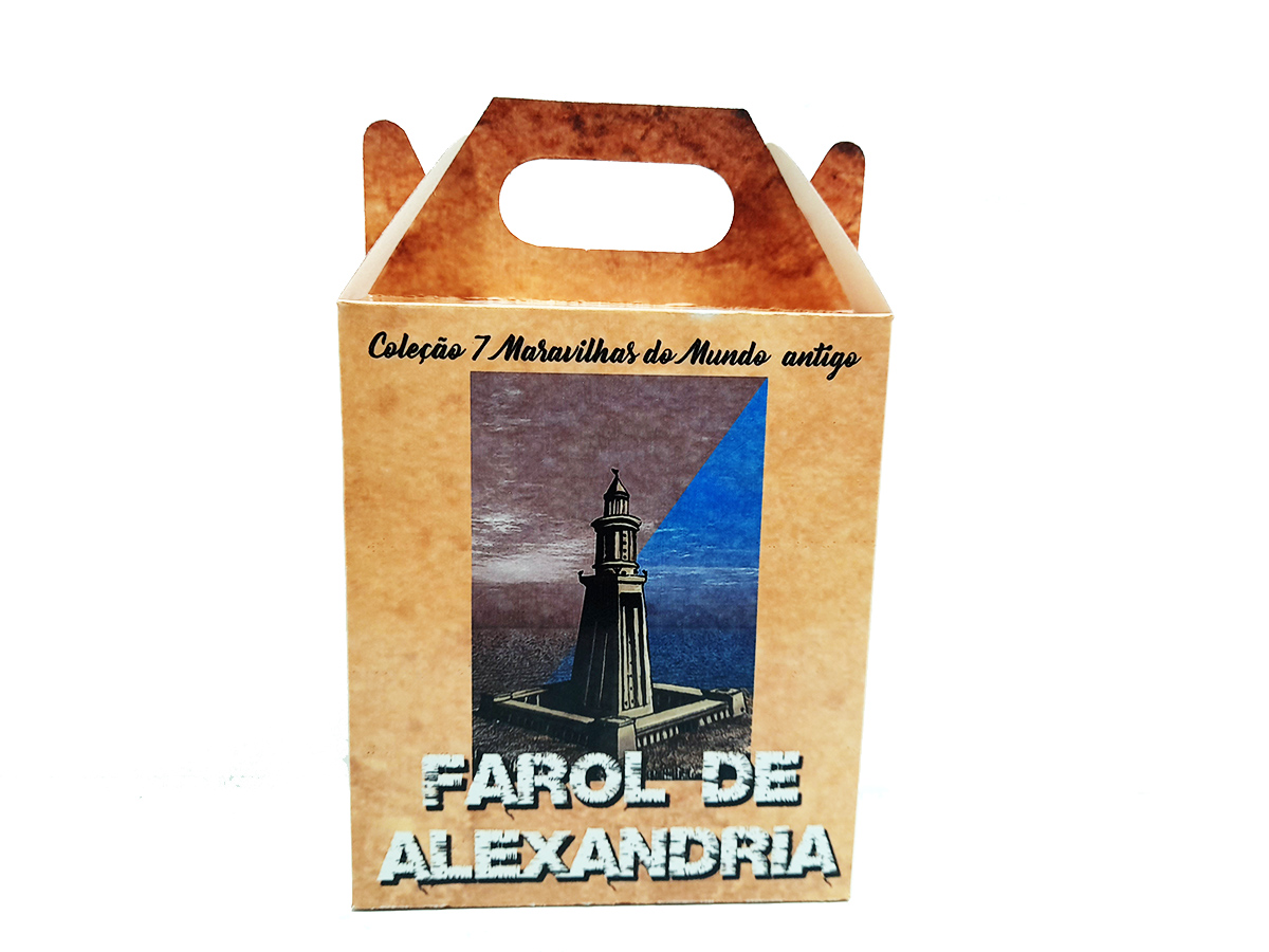 Quebra-cabeça 7 Maravilhas do Mundo - Farol de Alexandria - 300 peças