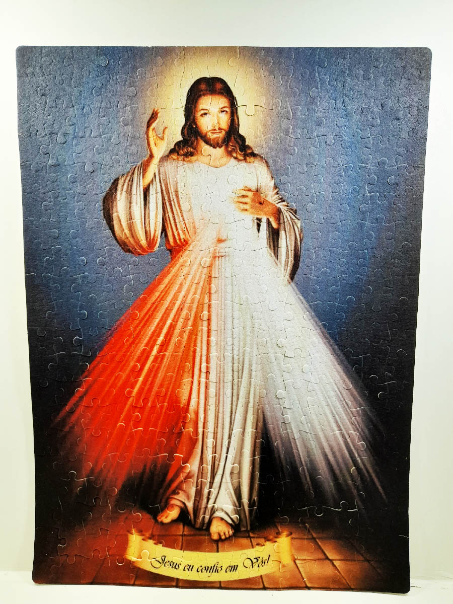 Quebra-cabeça Jesus Misericordioso de 1536 peças + Terço Especial