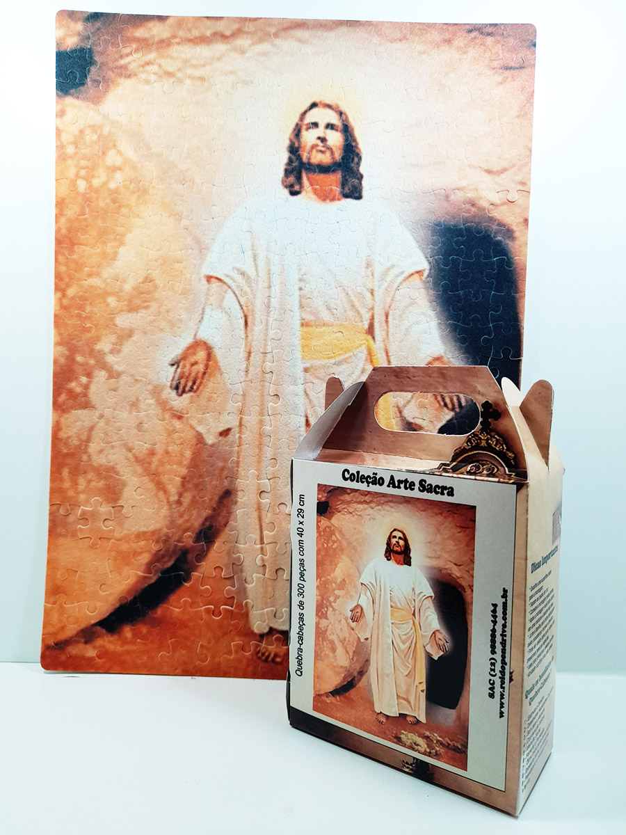 Quebra-cabeça Jesus ressureição 300 peças