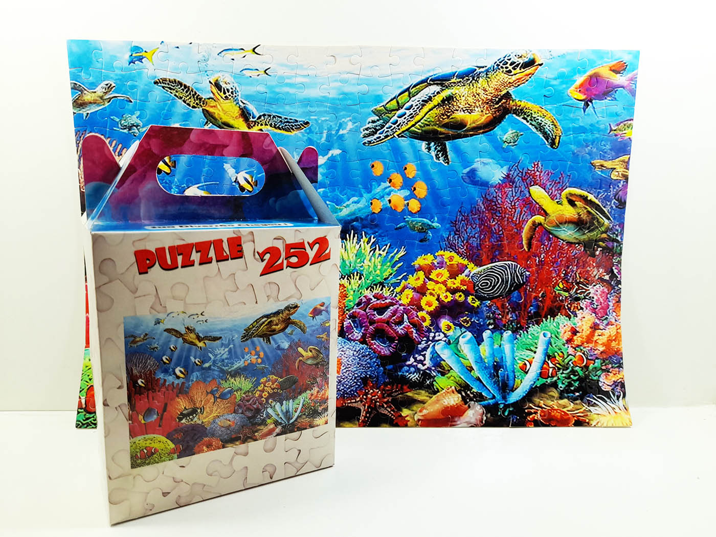 Quebra-cabeça Puzzle Fundo do Mar de 252 peças