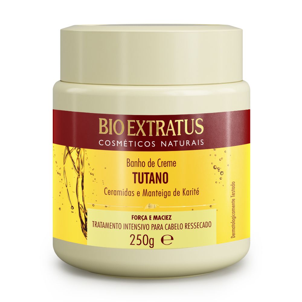 Banho de Creme Bio Extratus Tutano Ceramidas e Manteiga de Karité 250g