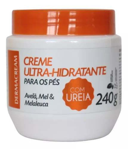 Creme Hidratante Para Pés Ureia 240g DermaCream