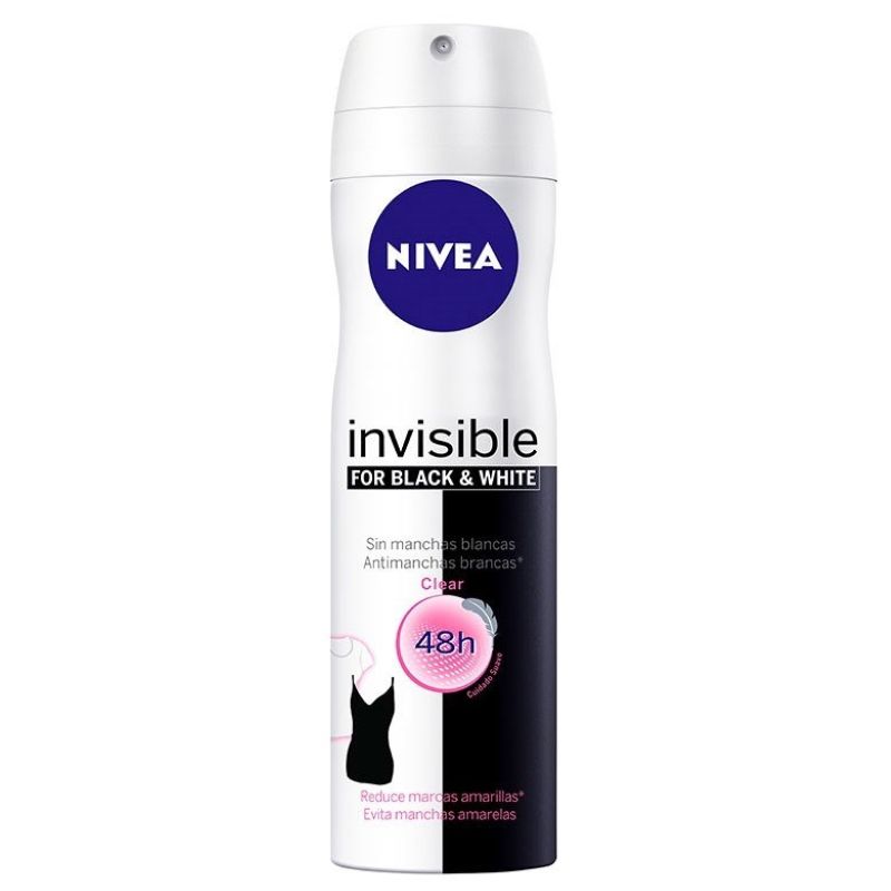 Desodorante Nivea Aerosol Invisible Black & White 150ml