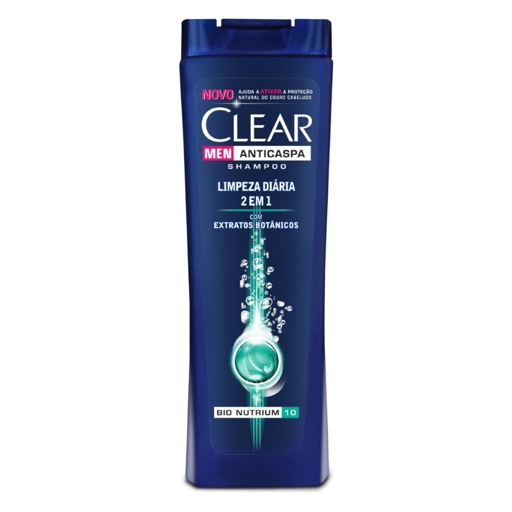 Shampoo Clear Anticaspa Limpeza Diaria 2em1 Men 200ml