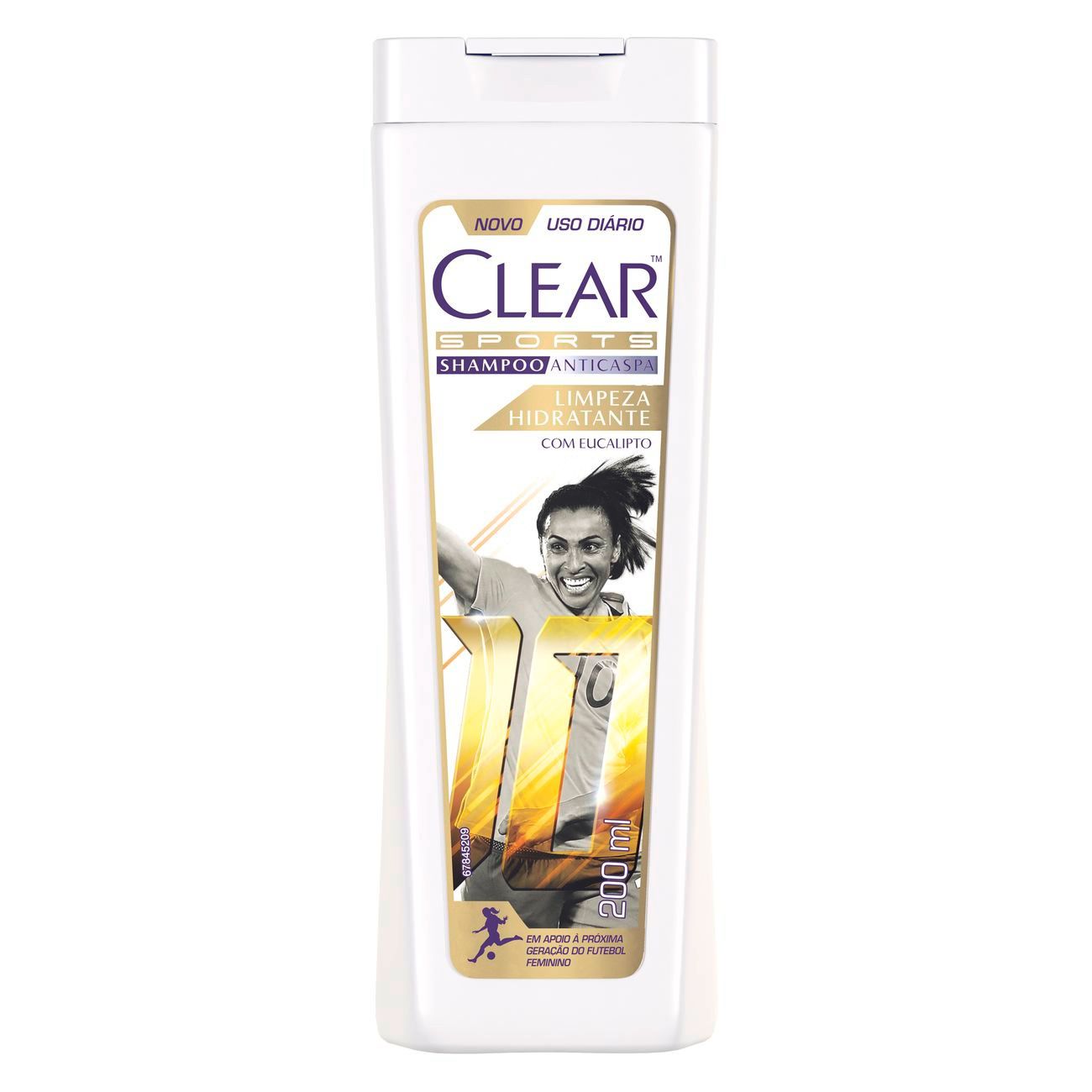 Shampoo Clear Anticaspa Limpeza Hidratante 200ml