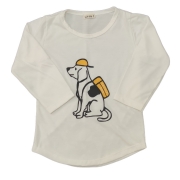 Camiseta Little Dog Manga Longa