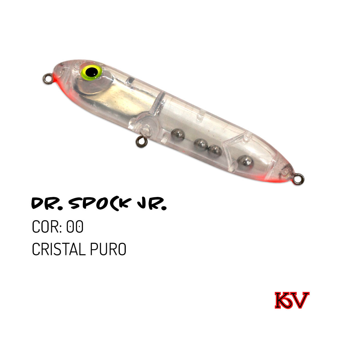 Isca Artificial Dr. Spock Jr. - 9,5cm - KV Iscas Artificiais